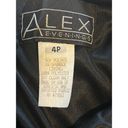 Alex Evenings Vintage  Y2K 90s Black Shimmer Dress Size 4 Petite EUC Made In‎ USA Photo 10