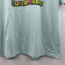 Nintendo  Super Mario Yoshi's World Light Blue Short Sleeve Tee Shirt Size M Photo 2