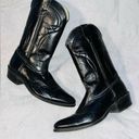 Dingo  Western Black Leather Boots sz 10 Photo 0