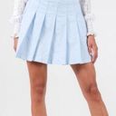 American Eagle  Baby Blue Pleated High Rise Tennis Skirt Size 2 Photo 0