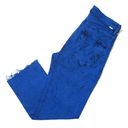 NWT Mother The Ditcher Crop Fray in Blazing Blue Acid Wash Wide Leg Jeans 27 Photo 6