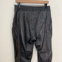 Spanx - Faux Leather Jogger Pants Black Photo 5