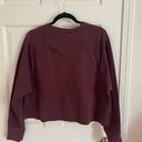 Nike Maroon Crew Neck Sweatshirt Photo 1