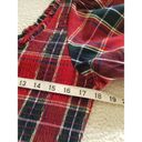 Hill House  Louisa Nap Red Tartan Paid Short Sleeve Midi Dress 100% Cotton 2XL Photo 7