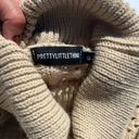 Pretty Little Thing  Petite Khaki Roll Neck Crop Turtleneck Sweater Size S Photo 5