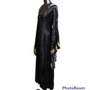 NEW Rubie’s Midnight Priestess Vampire Costume Black Velvet Hooded Gold Trim Size L Photo 3