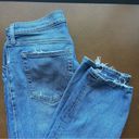 Abercrombie & Fitch A&F Medium Wash Criss Cross The 90’s Straight Ultra High Rise Jeans Photo 1