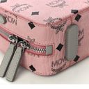 MCM  New Mini Half Moon Top Handle Satchel Purse Soft Pink Logo Crossbody… Photo 11