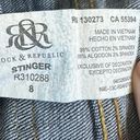 Rock & Republic  Stinger Mid-Rise Raw Hem Denim Shorts, Size 8 Photo 5