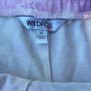 Wildfox  purple & white tie dye stars cotton lounge shorts size XL NEW Photo 2