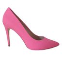 mix no. 6 Lill Fushia Leather Pointy Toe Dress Pumps Heels Shoes - Size 10 Photo 0