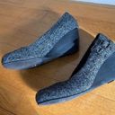 blowfish  Grey Black Tweed Wedges with Buckles Photo 6