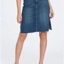 Dear John  Oakland Classic High Waisted Double Side Slit Denim Mini Skirt Size 25 Photo 0