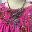 NWT New Bohemian Flower Beaded Necklace Silver & Gold Chunky Chain 20” Photo 1