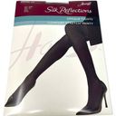 Hanes 00s  Vintage Black Opaque Comfort Stretch Tights Photo 0