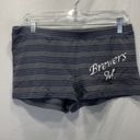 Genuine Merchandise Milwaukee Brewers Gray and Navy Blue Short PJ Set Size L Photo 2