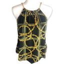 First Love  Chain Strap Detail Halter Pointy Top Photo 5