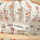 The Moon  & madison Cream Polka Turtleneck Sweater XSmall Photo 5