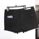 Sneak Peak Sneak Peek Black High Waisted Shorts Photo 2