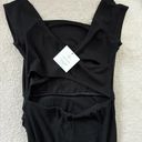 Lush Clothing NWT Lush Long Black Cross Back Dress Photo 2