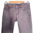 prAna  Jeans Gray Chevron Low Rise Slim Straight Stretch Cotton Denim Size 6 Photo 3