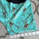 Zyia  BANDED TURQUOISE MARBLE HUSTLE SHORTS Photo 6