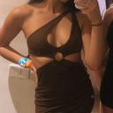 Pretty Little Thing One Shoulder Cut Out Mini Dress Photo 0