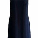 Jessica Howard  Dress Navy Blue Gold Studded Embellishment Sleeveless Size 8 Photo 0