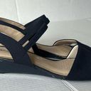 Life Stride  Womens Navy Yolo Strappy Wedge Sandals Sz 11W‎ 🟥 Photo 0