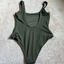 Aerie Dark Green Cheeky One Piece  Swimsuit   Size Large Photo 1