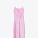 ZARA midi dress satin effect slip wedding party coctail Photo 7