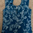 Free People Blue Floral Tank Photo 1