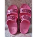 Crocs  Benefit X Limited Edition Pink Glitter Sandals Slip On Shoe Slippe… Photo 14