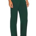 ANINE BING Classic Pant In Emerald Silk Photo 0