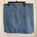 Lee Ryder by , medium blue denim mini skirt women 20 M Photo 8