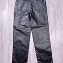 INC  Black Crocodile Coated Jeans 16 Photo 2