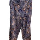 Angie  dusty blue and brown palazzo wrap pants Photo 0