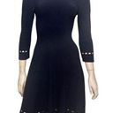 Issa London Women’s Size S Navy Blue Sweater Knit Cut Out Long Sleeve Dress Photo 0