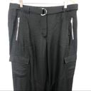 DKNY  Belted Black 90's Cargo Pant Retro Size 14 Photo 3