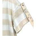 Everlane  Womens The Organic Cotton Polo Dress S Cream Tan Striped Short Sleeve Photo 9