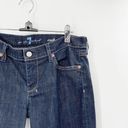 7 For All Mankind  Dojo Cropped Denim Jeans Sz 30 Blue Low Rise Pockets Stretch Photo 1