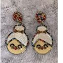 ma*rs New Holiday Fashion . Claus/Granny Multi-Color Pearl Bead Design Alloy Stud E Photo 5