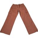 Edge BBJ Los Angeles Rust Colored Wide Legged Cargo Pants With Raw  Size 9/29 Photo 1