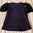 Kate Spade Floral Lace Puff Sleeve T-shirt Photo 1