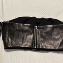 FashioNova Faux leather crop top Photo 1