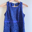 Laundry by Shelli Segal Laundry Shelli Segal‎ Sress Eyelet Midi Sleeveless Lined Womens Size 0 Bl… Photo 1