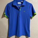 EP Pro  Tour Tech blue green short sleeve golf polo shirt M Photo 0