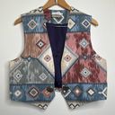 Coldwater Creek Vintage  Aztec Southwest Open Front Vest Women’s Size XL Photo 0