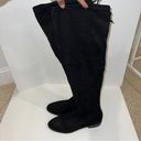 Unisa Over The Knee Black Suede Boots Photo 2