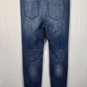 KanCan USA Kancan Exposed Button Fly High Rise Stretch Denim Medium Wash Skinny Jeans 11/29 Photo 7